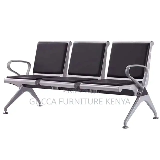Benches:3-Seater Heavy Duty Padded Hospital Waiting Bench