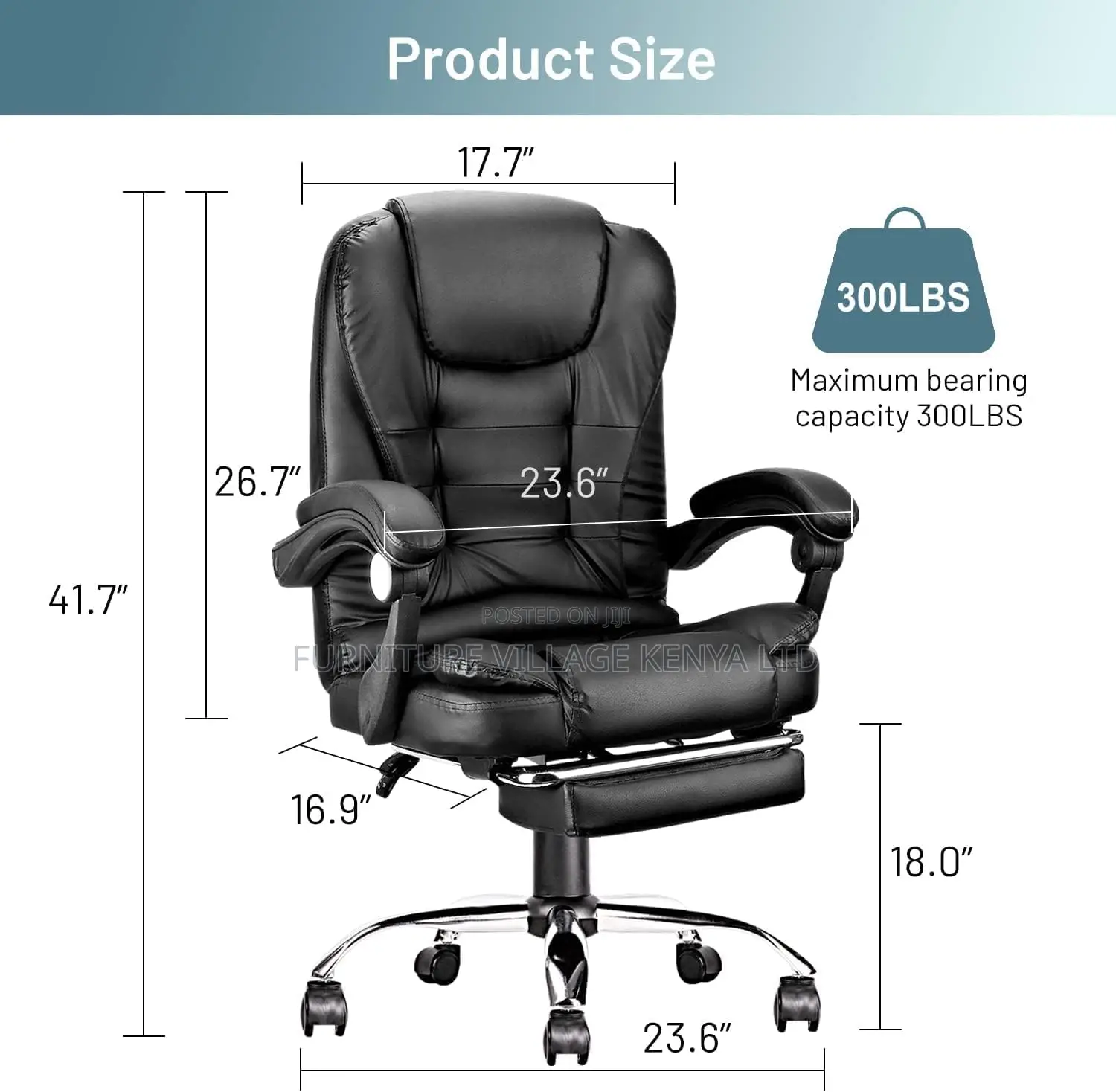 Office Seats; Managerial Executive Chair With Foot Rest