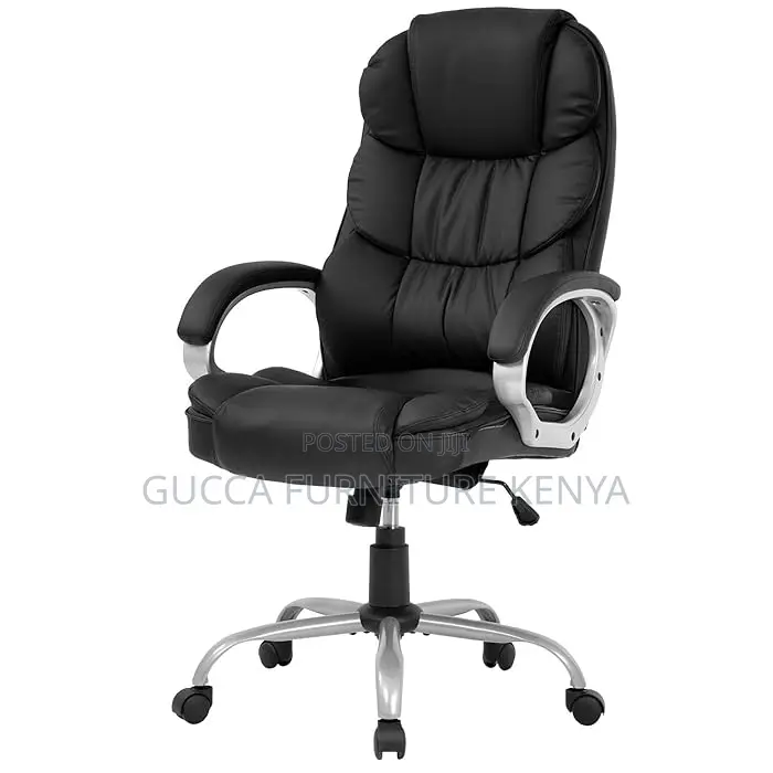 Office Chairs: Executive PU Leather Task Chair With Armrest