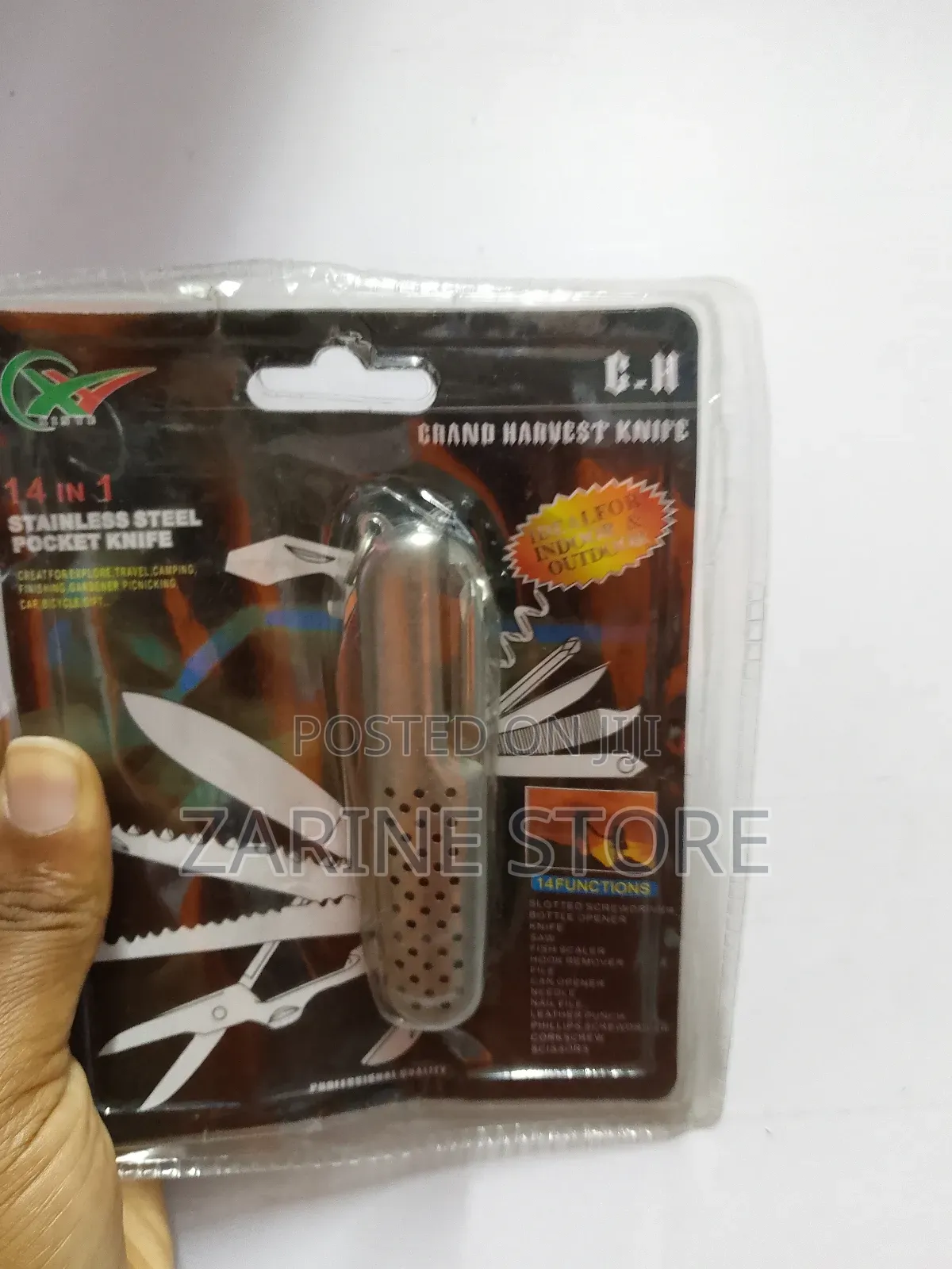 Foldable Stainless Steel Knife for Outdoor Indoor Activities