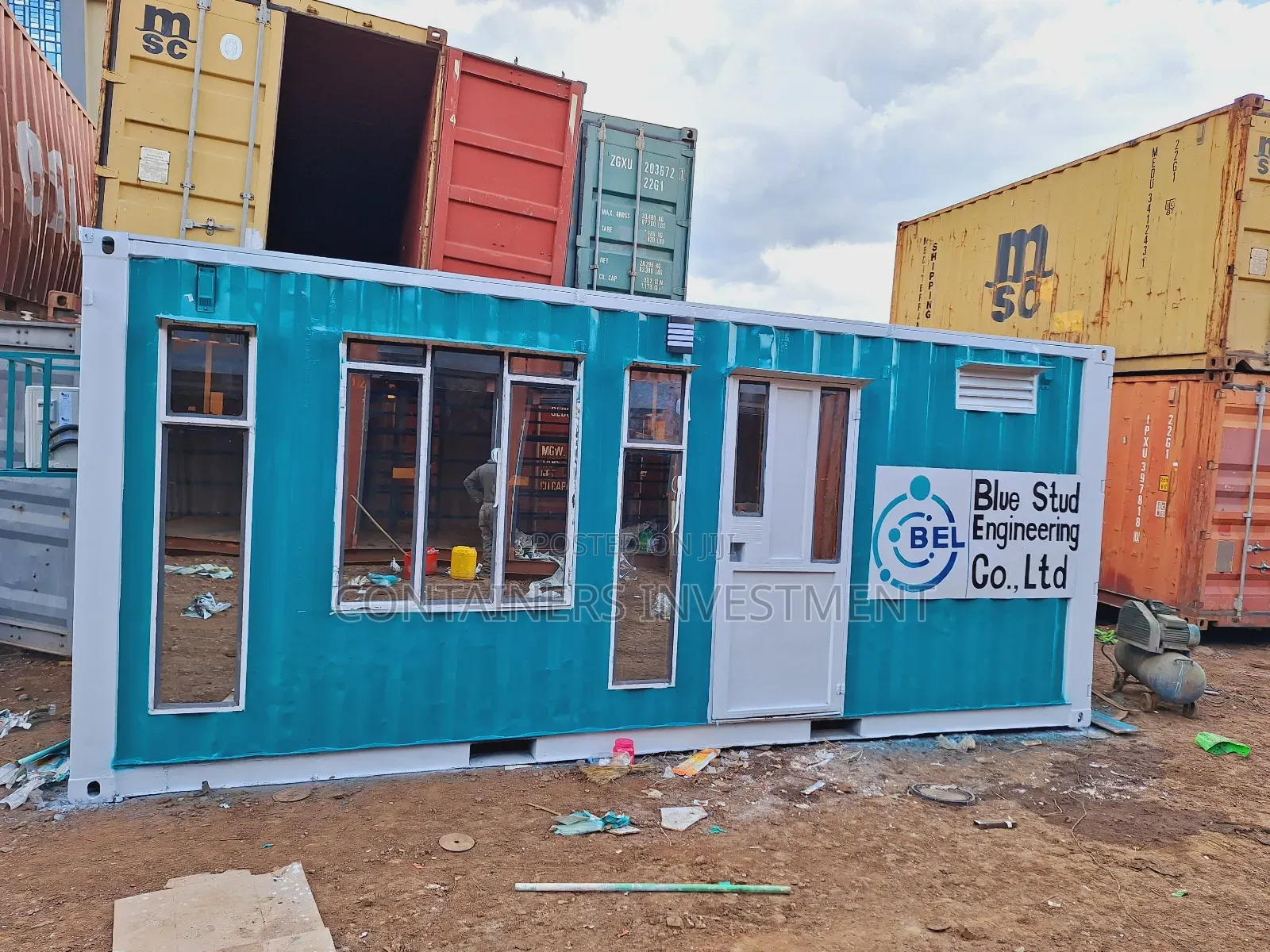 20ft Container Offices for Sale- Fabricated From Scratch.
