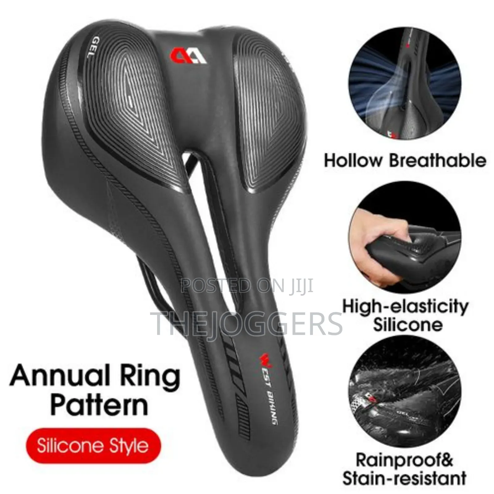 Comfortable Bike Seat Waterproof Cycling Soft Saddle