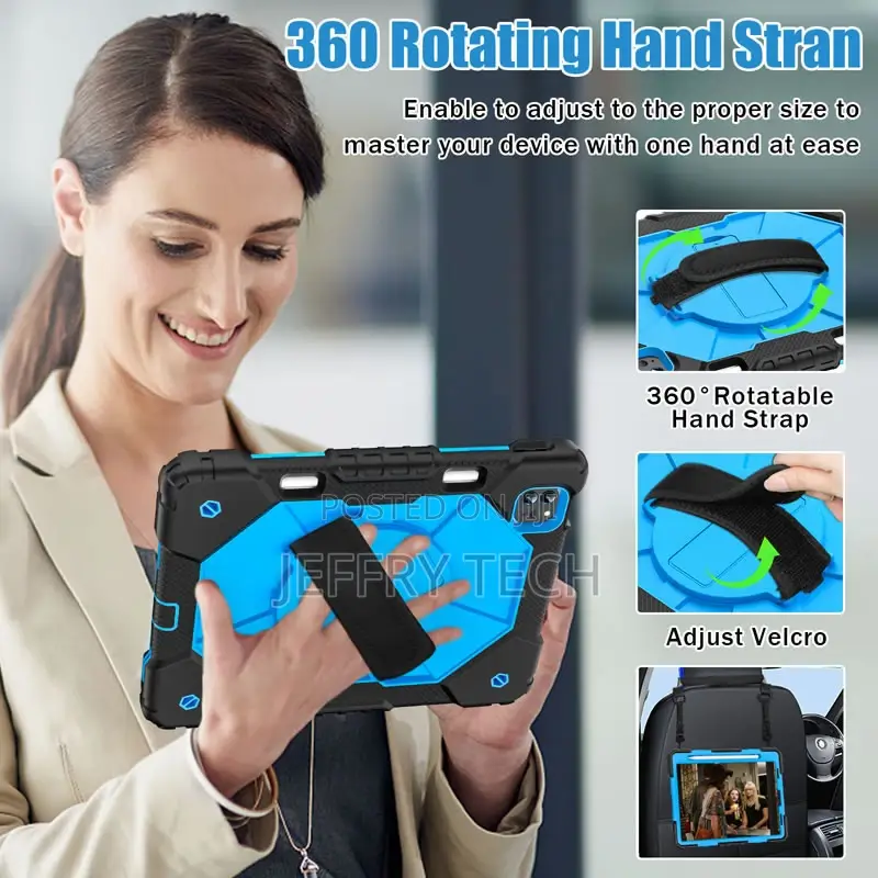 iPad Pro 4th Gen 11 Inch 2022 Shockproof Rugged Case-Blue