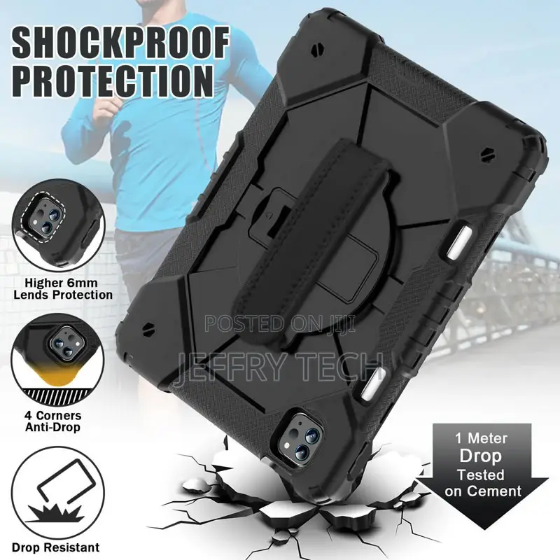 iPad Air 5 2022 Shockproof Protective Cover,Swivel Stand,