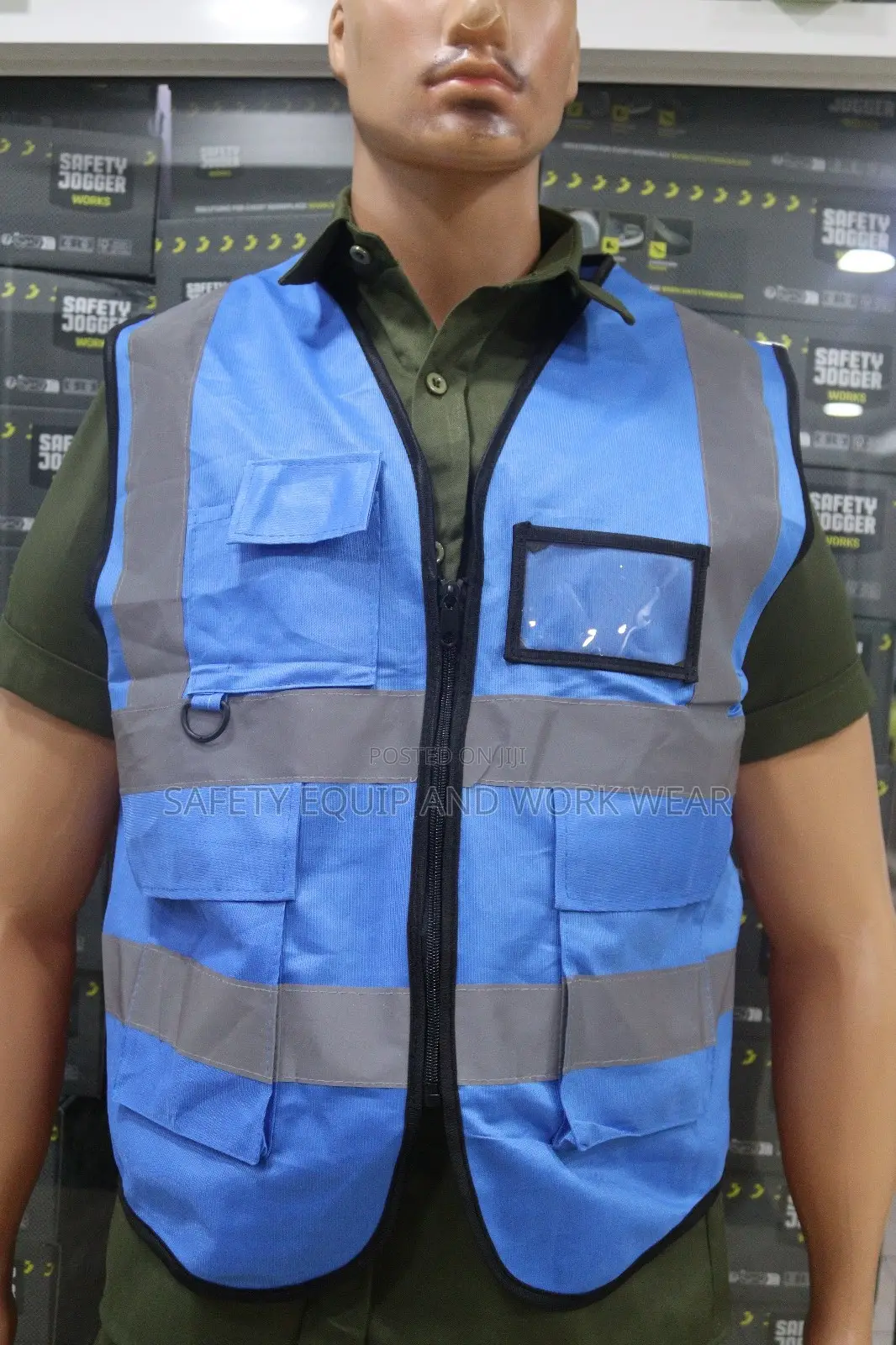 Executive Reflector Vest(120gsm)-light Blue