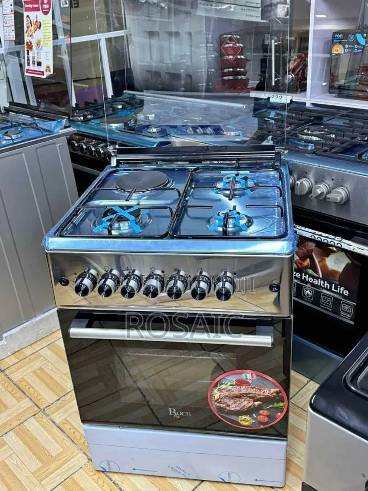 Roch 60x60 3 Gas + 1 Electric Oven, Standing Cooker