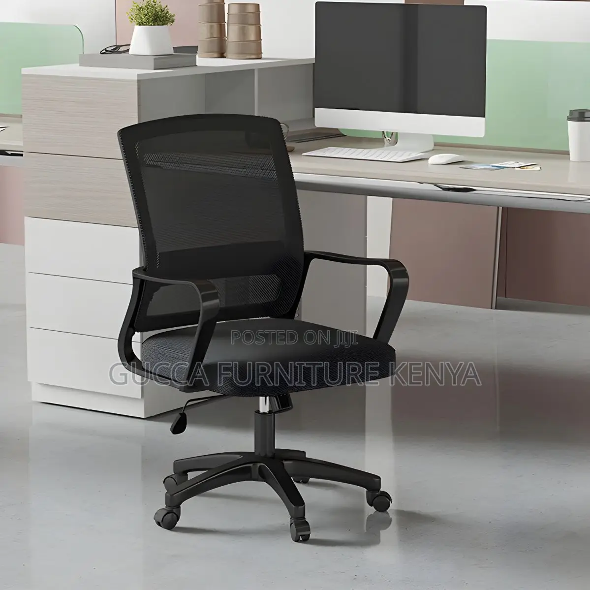 Office Chairs: Modern Task Chair With Adjustable Seat Height