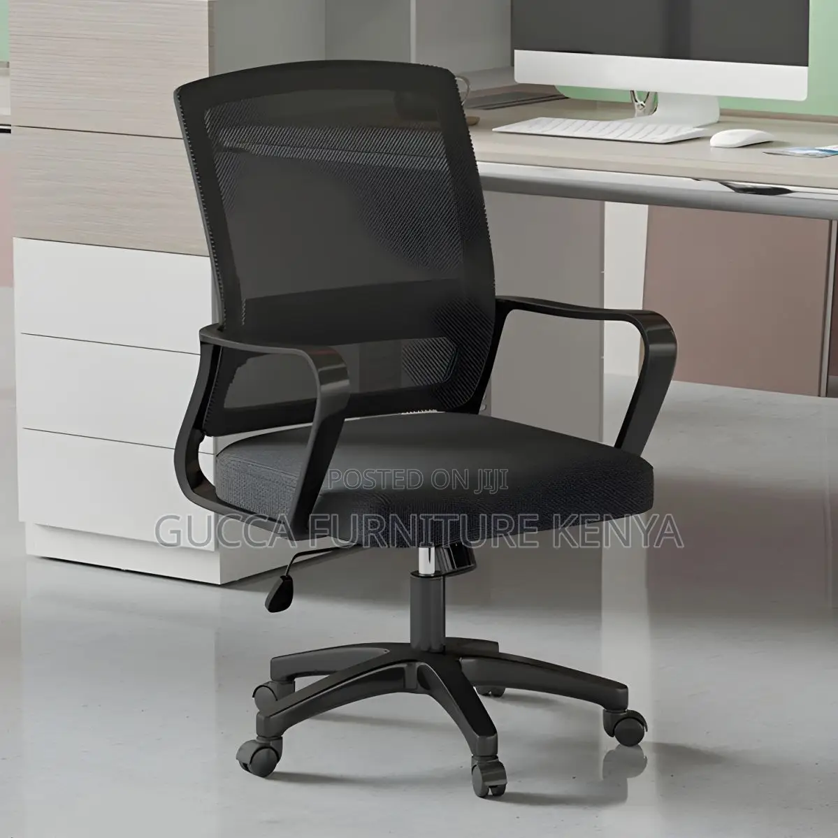 Office Chairs: Modern Task Chair With Adjustable Seat Height