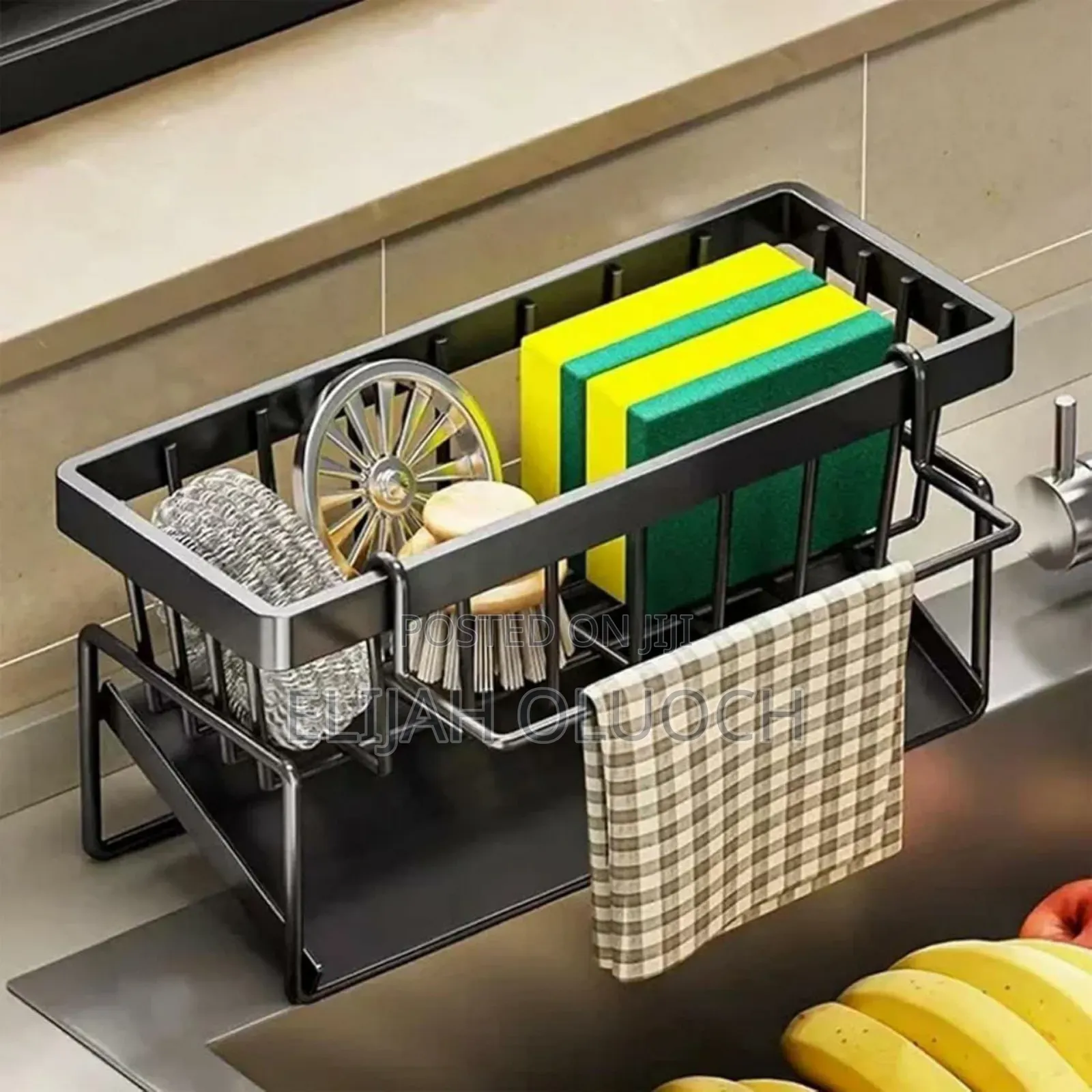 Sink Caddy With Towel Holder