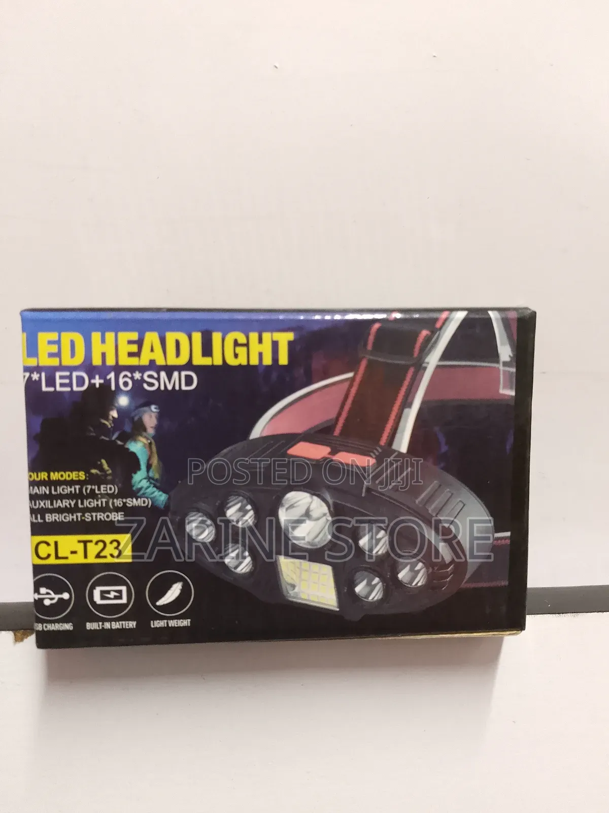 Headlamp 7 Led Headlights Rechargeable