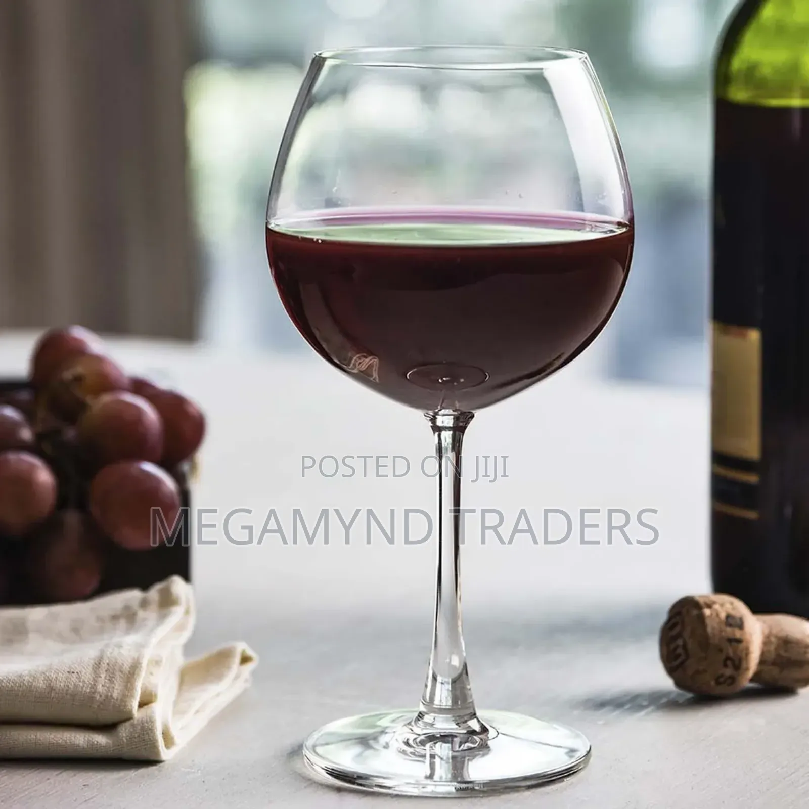 6pc Luminarc Balloon Wine Glass/Wine Champagne Glasses