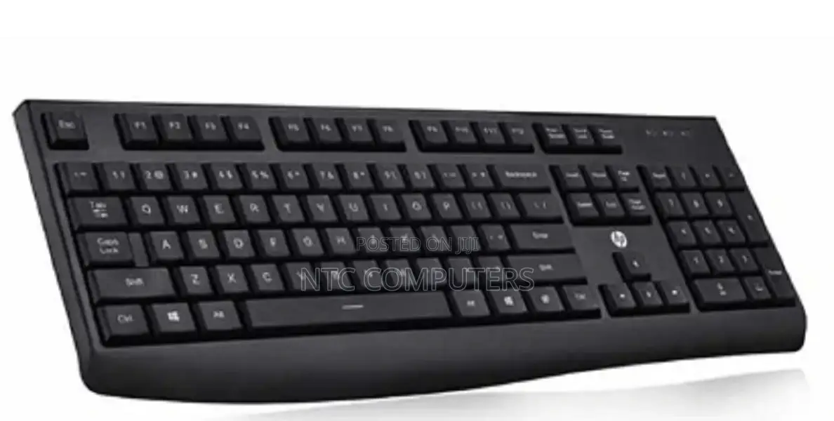 HP USB Keyboard Black - 3cy44pa