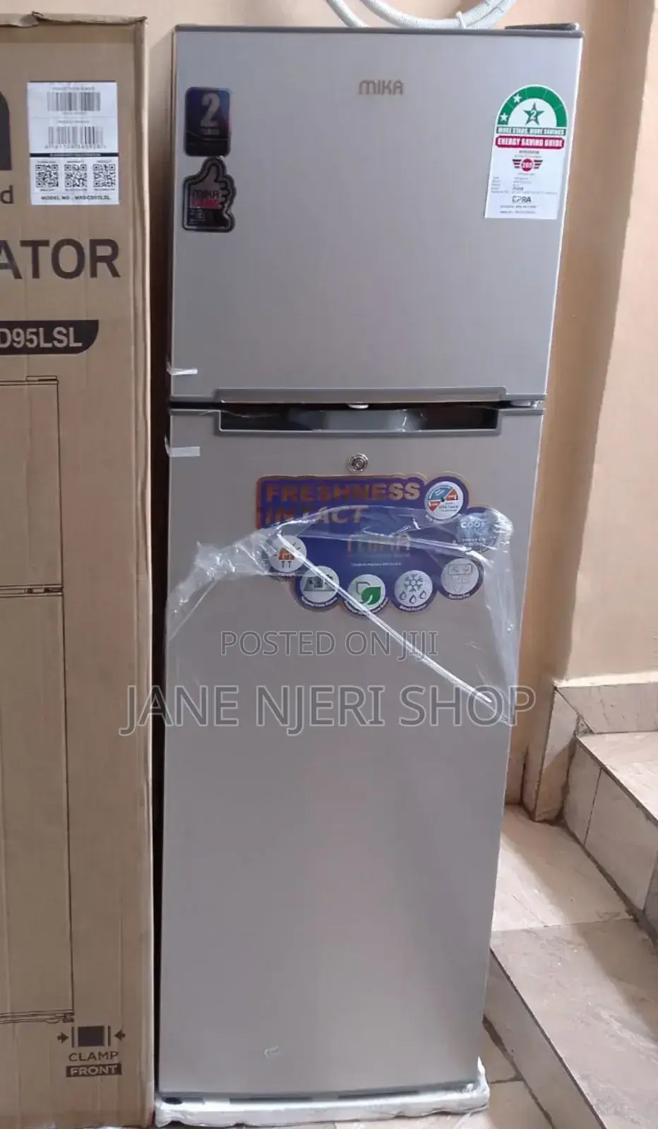 Mika 168 Litres Double Door Fridge MI/KA