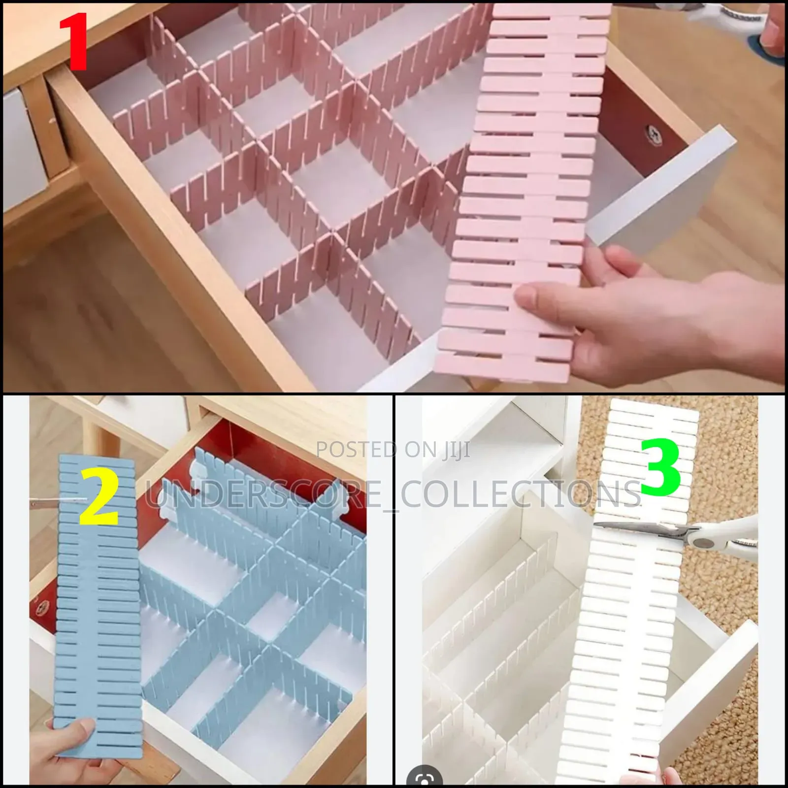 Adjustable Drawer Storage