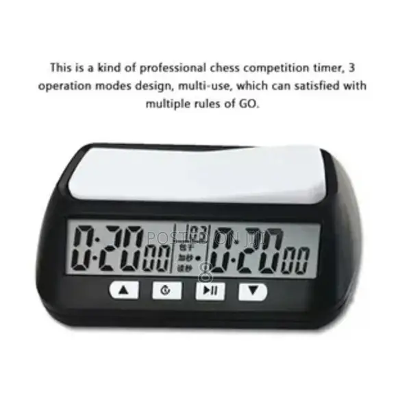 Chess Clock With LED Screen and Intuitive Controls