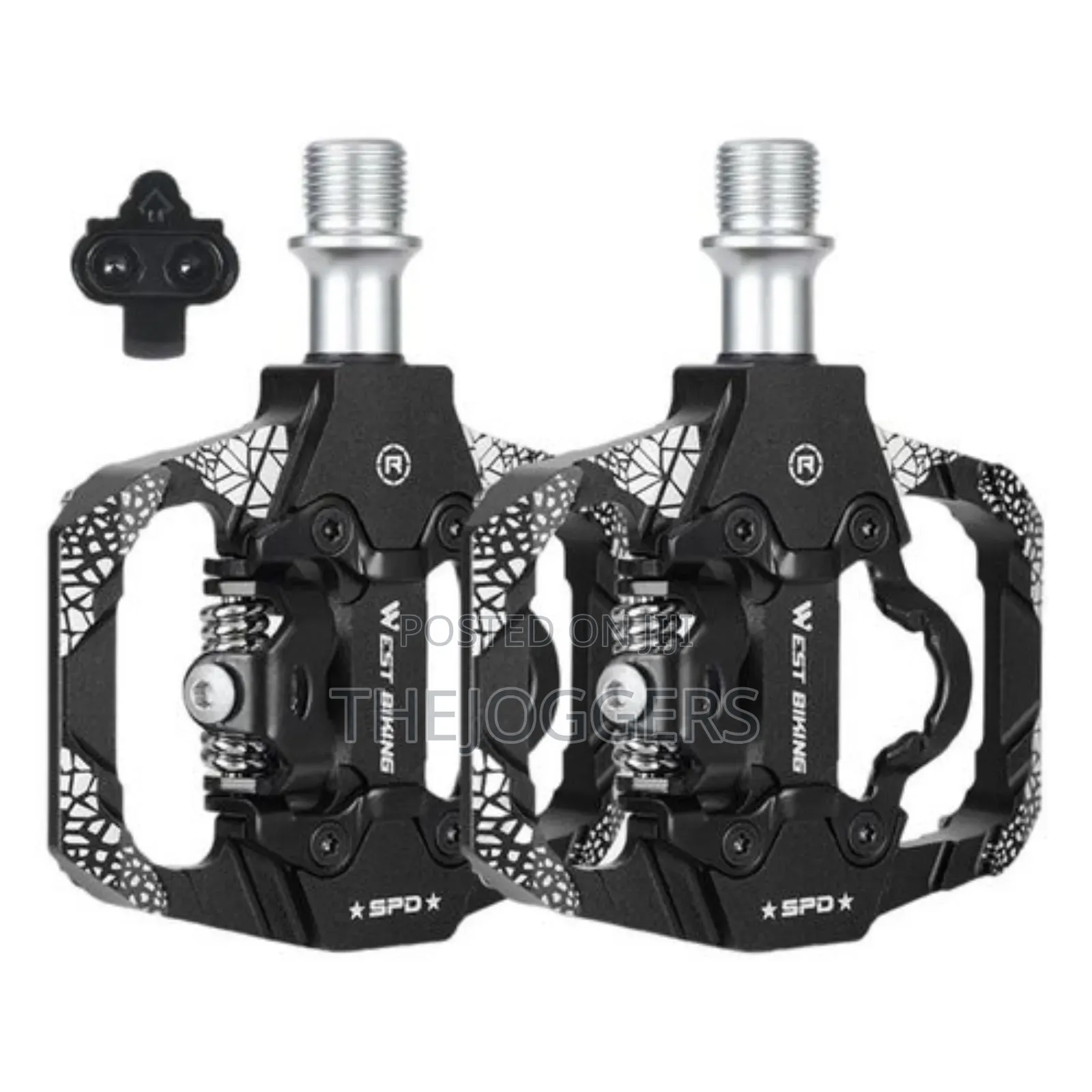 Mountain Bike SPD Self-Locking Pedals Anti-Slip Flat Pedal