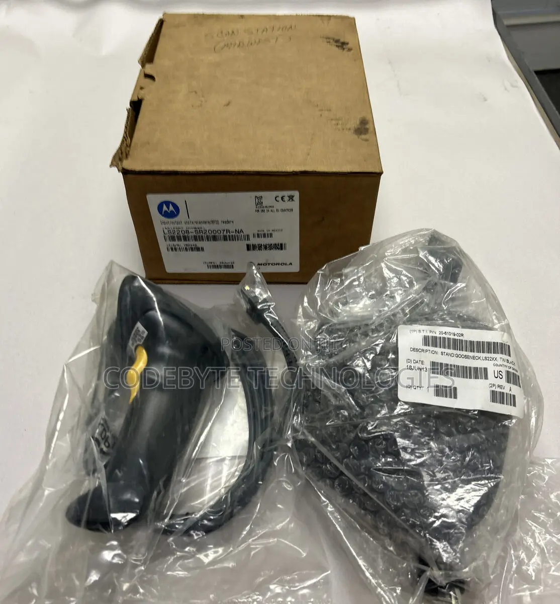 Zebra Symbol Handheld Ls2208 Barcode Scanner