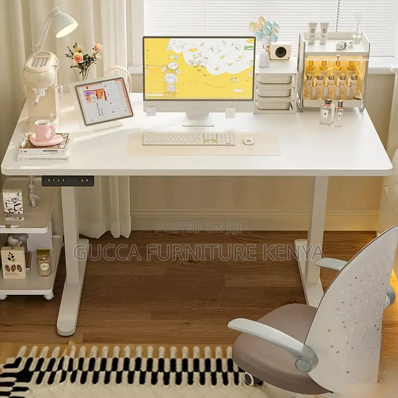 Office Tables: Modern Simple Height Adjustable Electric Desk