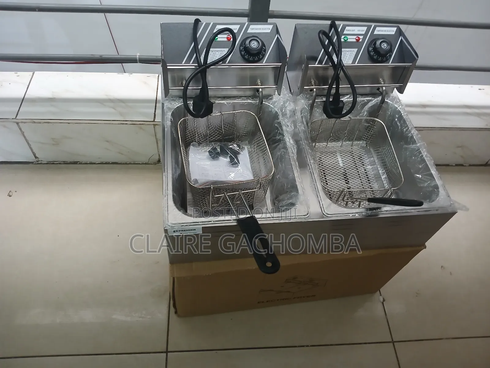 Nunix Flyer 6L Double Deep Fryer Potato Chip Fryer