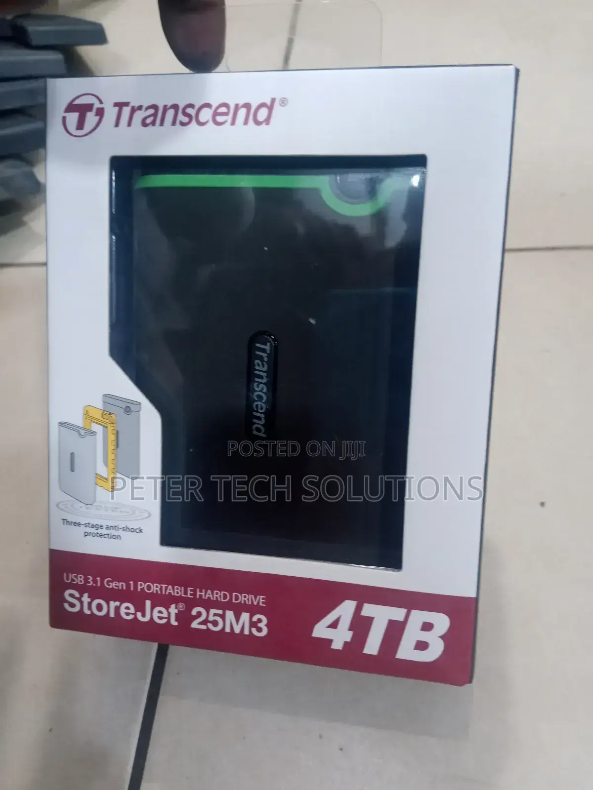 Transcend External HDD 4TB – Iron Grey