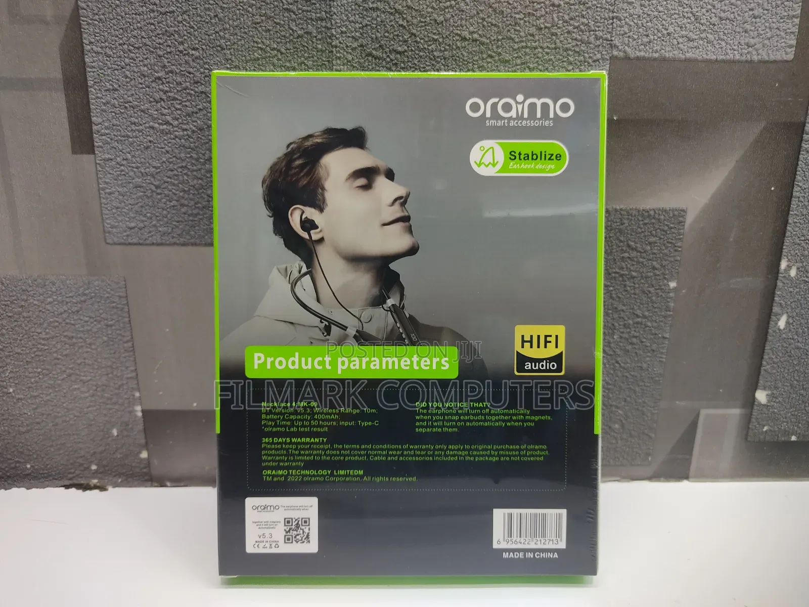 Oraimo Necklace Lite Call Vibration Wireless Earphones
