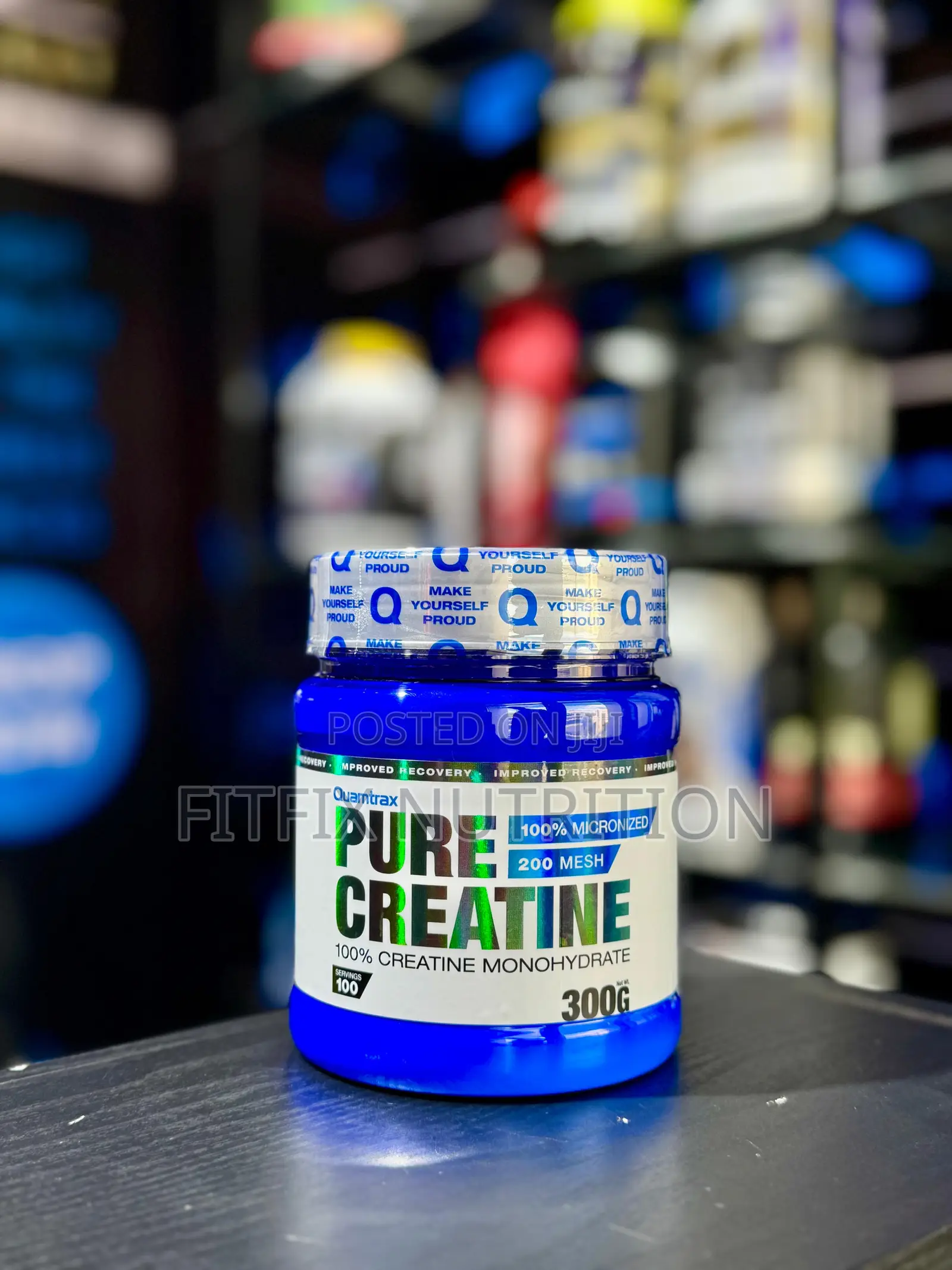 Quamtrax Pure Creatine 100 Servings