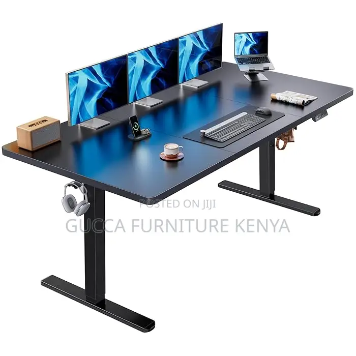 Officetable:1400mm Ergonomic Adjustable Height Computer Desk
