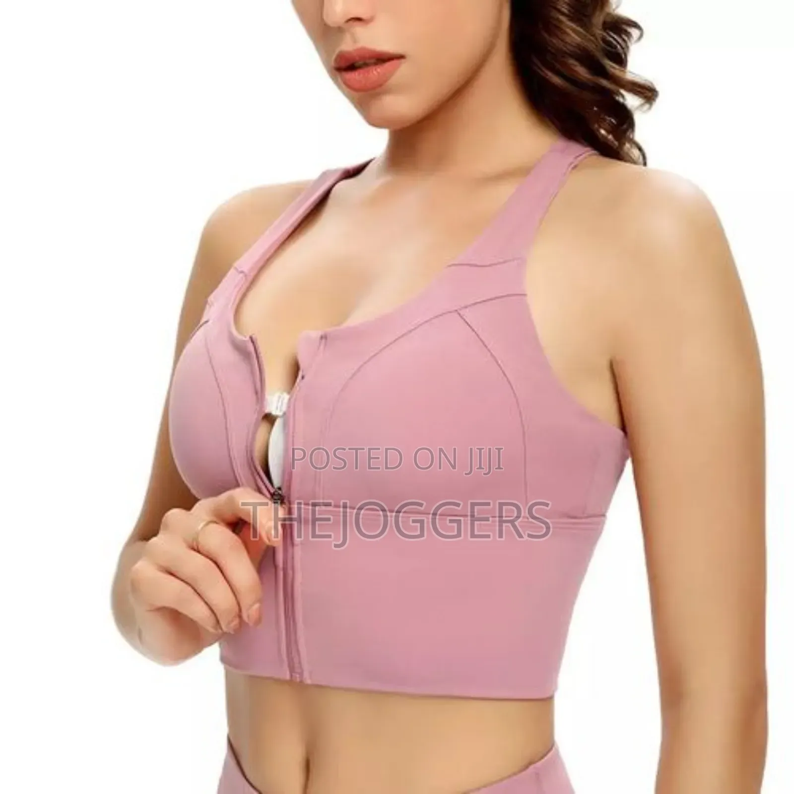 Yoga Sports Bras With Front Zipper