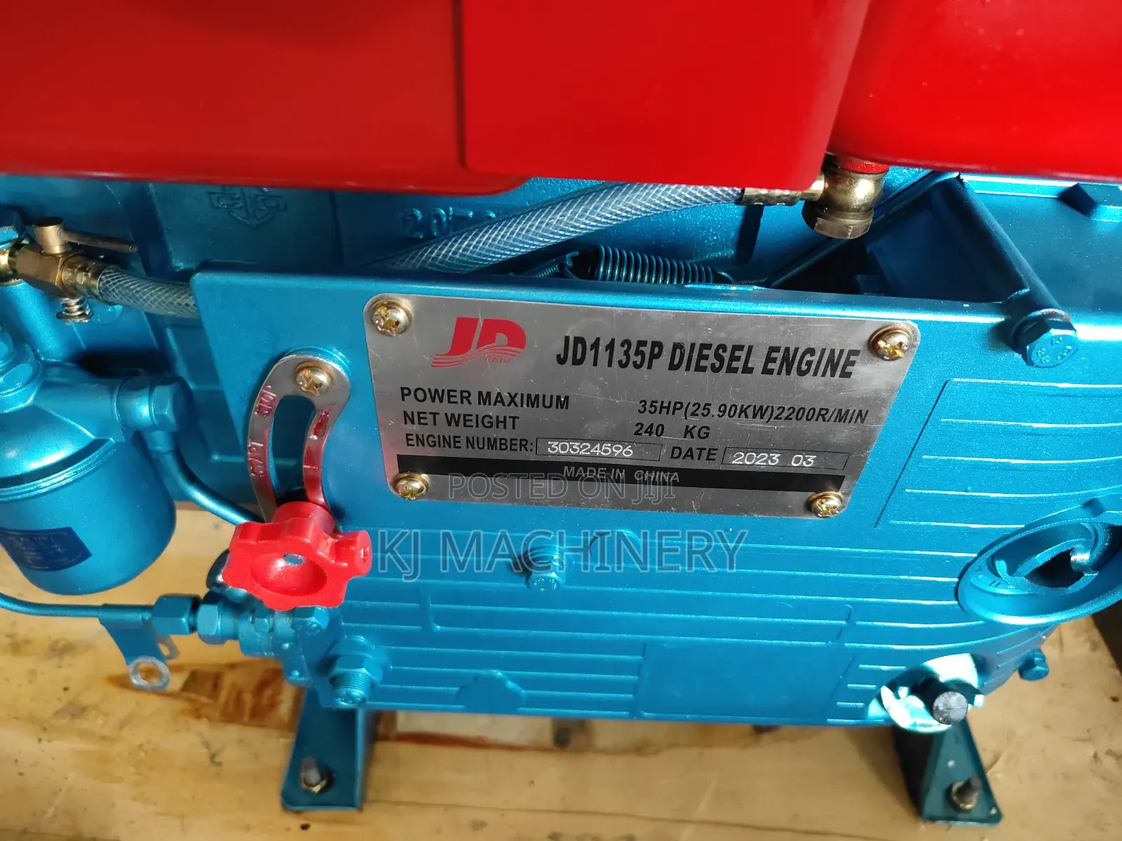 Jiadi 30hp Diesel Powered Engine.