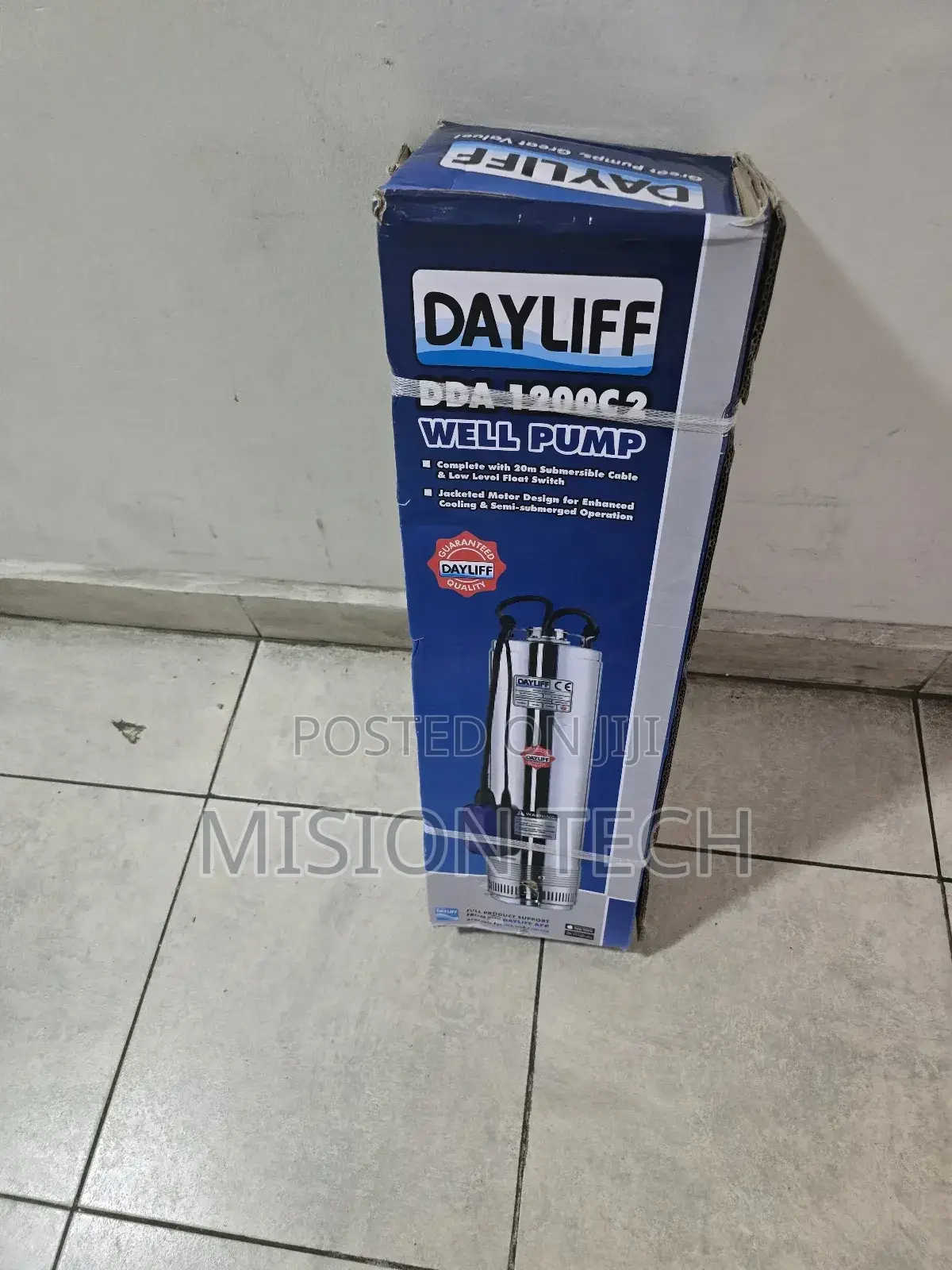 DDA 1200c Dayliff Submasible Water Pump 
With Float Switc at '