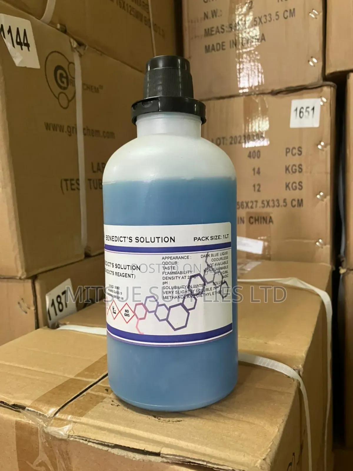 Benedict Solution Reducing Sugar 2.5L