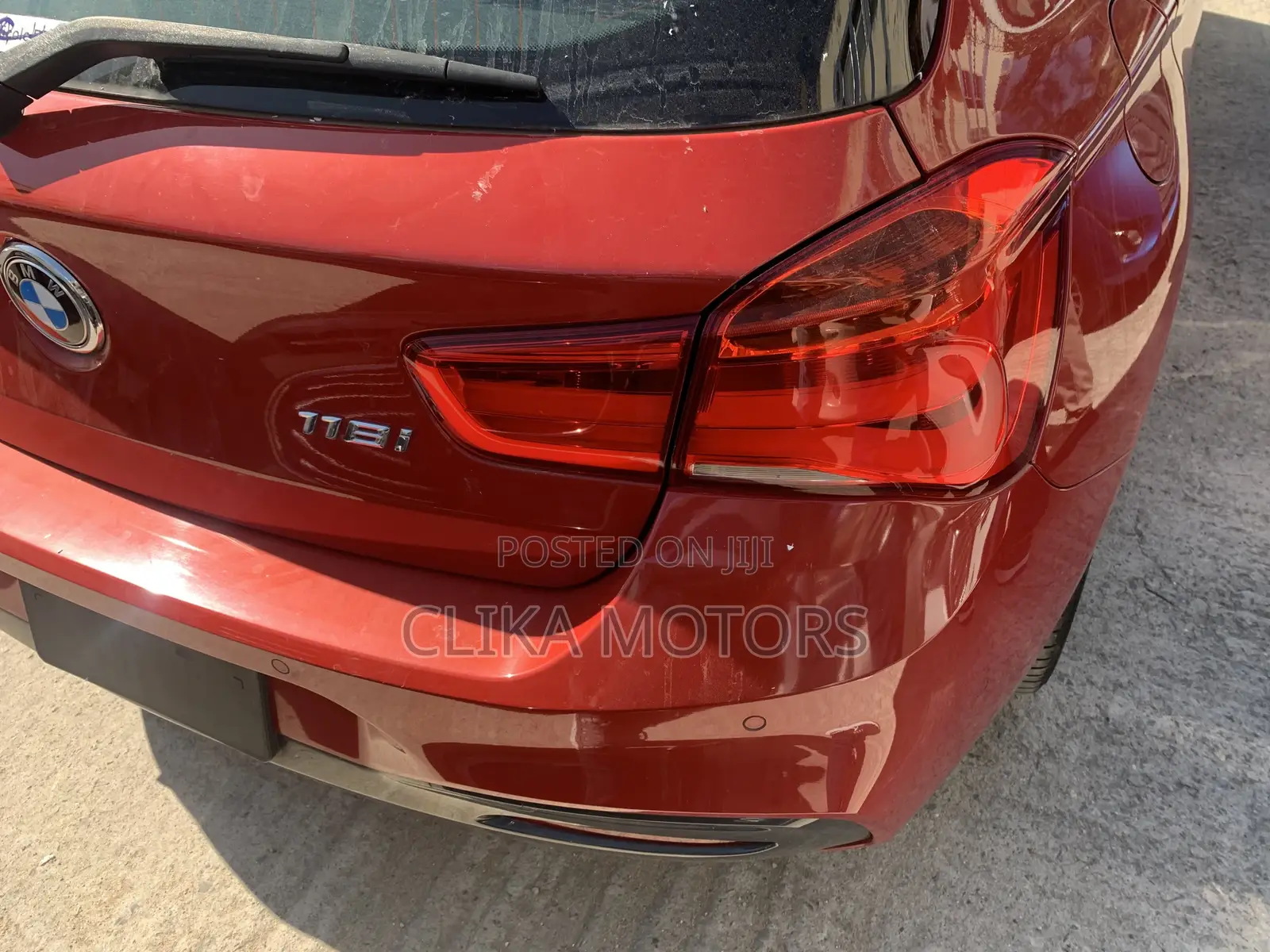 BMW 118i 2017 Red