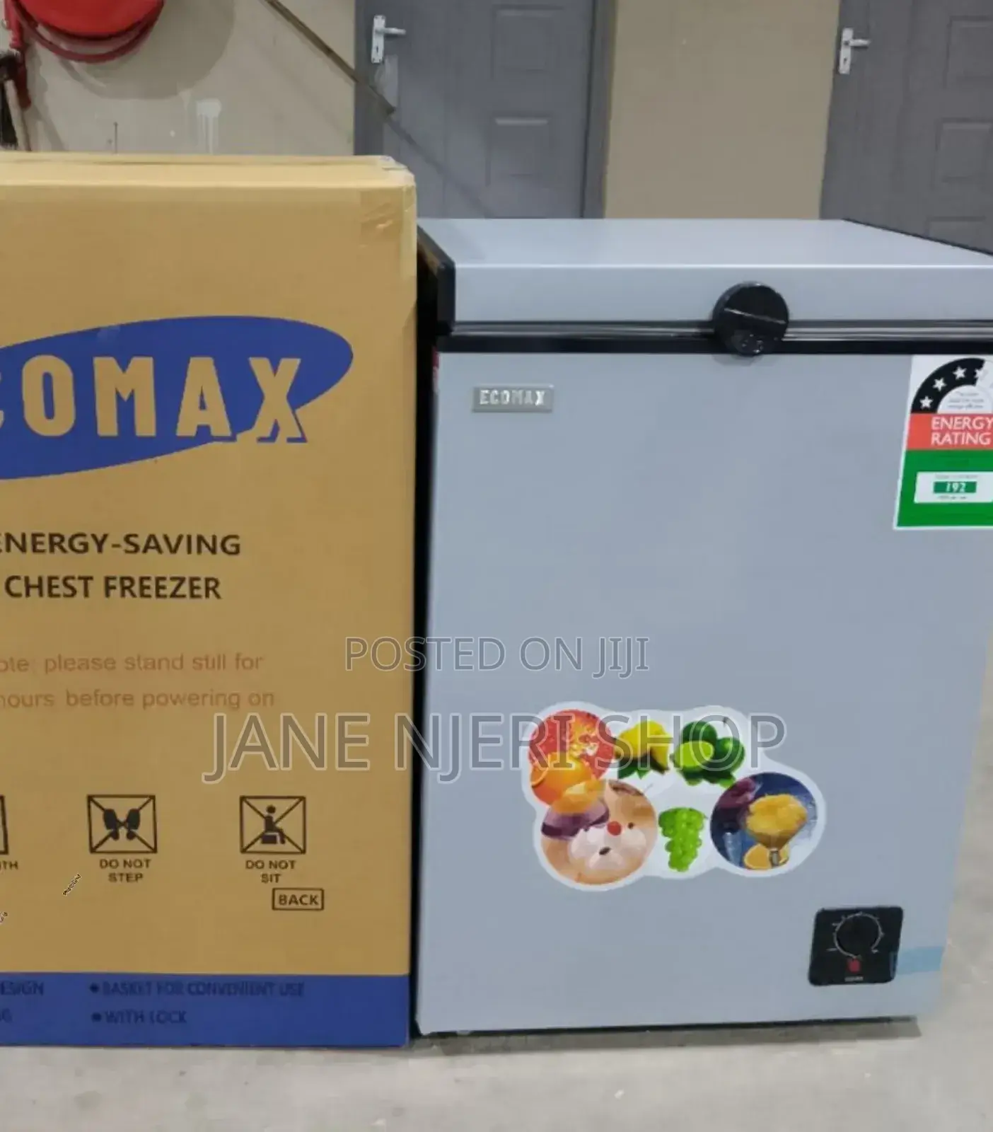 Ecomax 109 Litres Chest Deep Freezer EC-109L,F