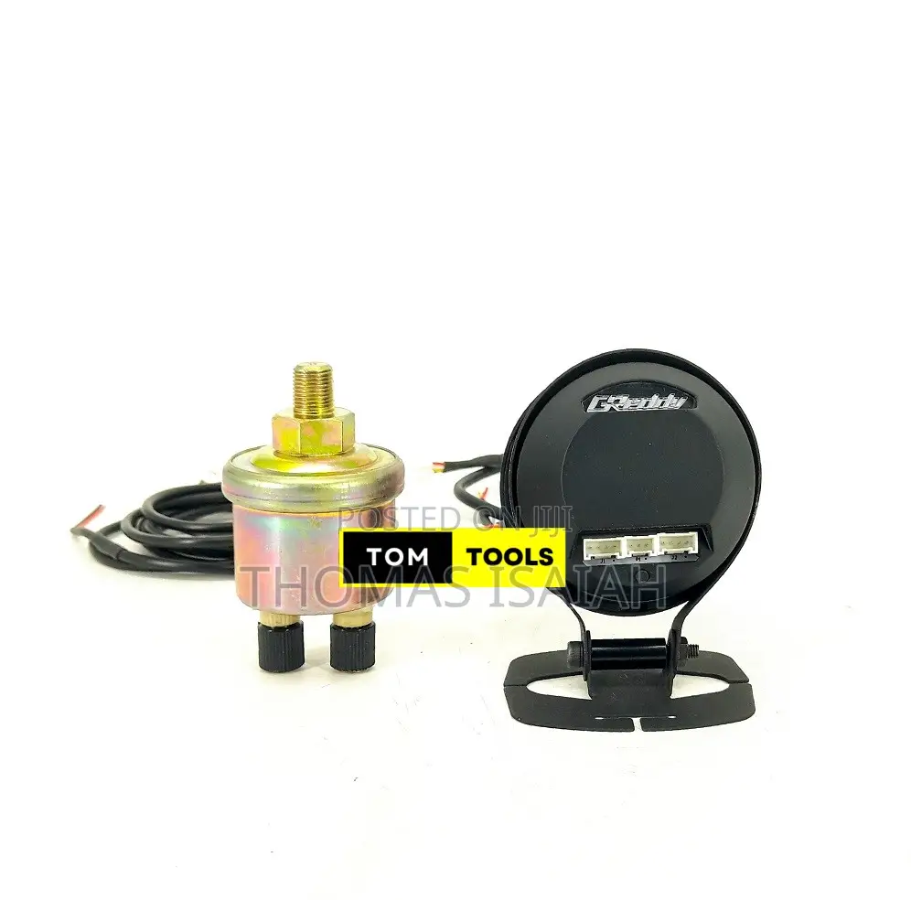 GREDDY Oil Pressure Gauge Set With Colored LED 0-800kpa