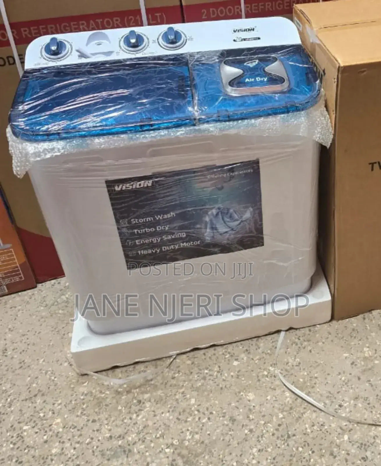 Vision 7kgs Twin Tub Washing Machine v/N7kg