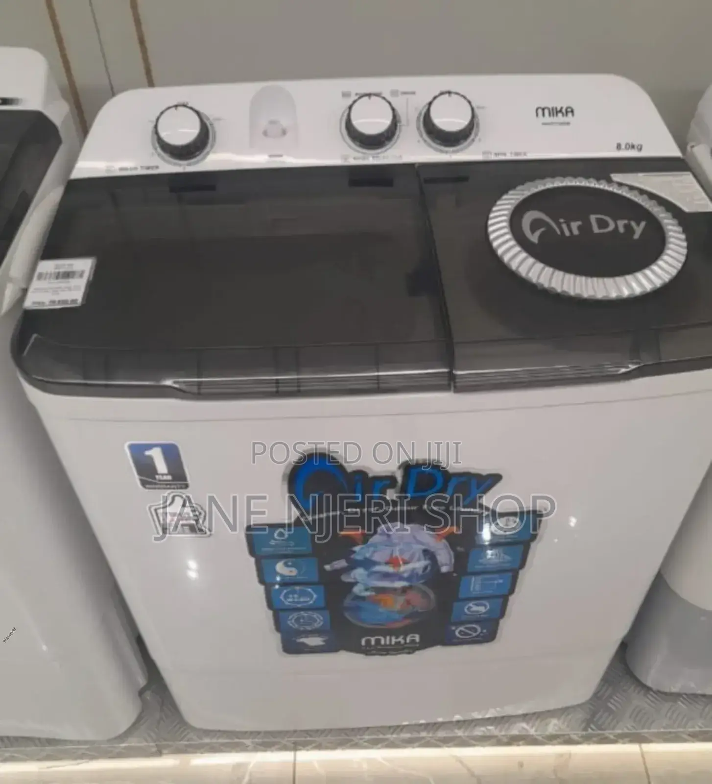 Mika 8kgs Washing Machine M/Ka