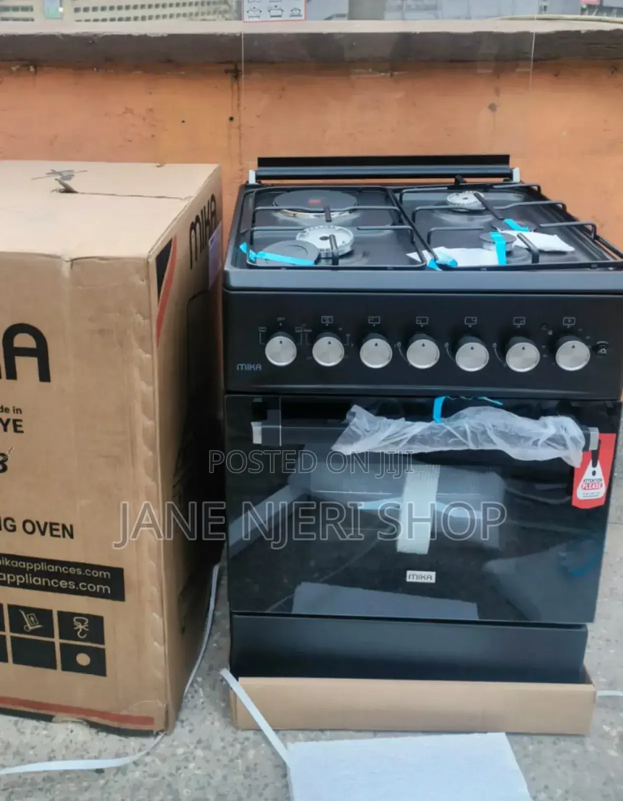Marble Mika Standing Cooker 58*58 3gas + 1E M/Ka