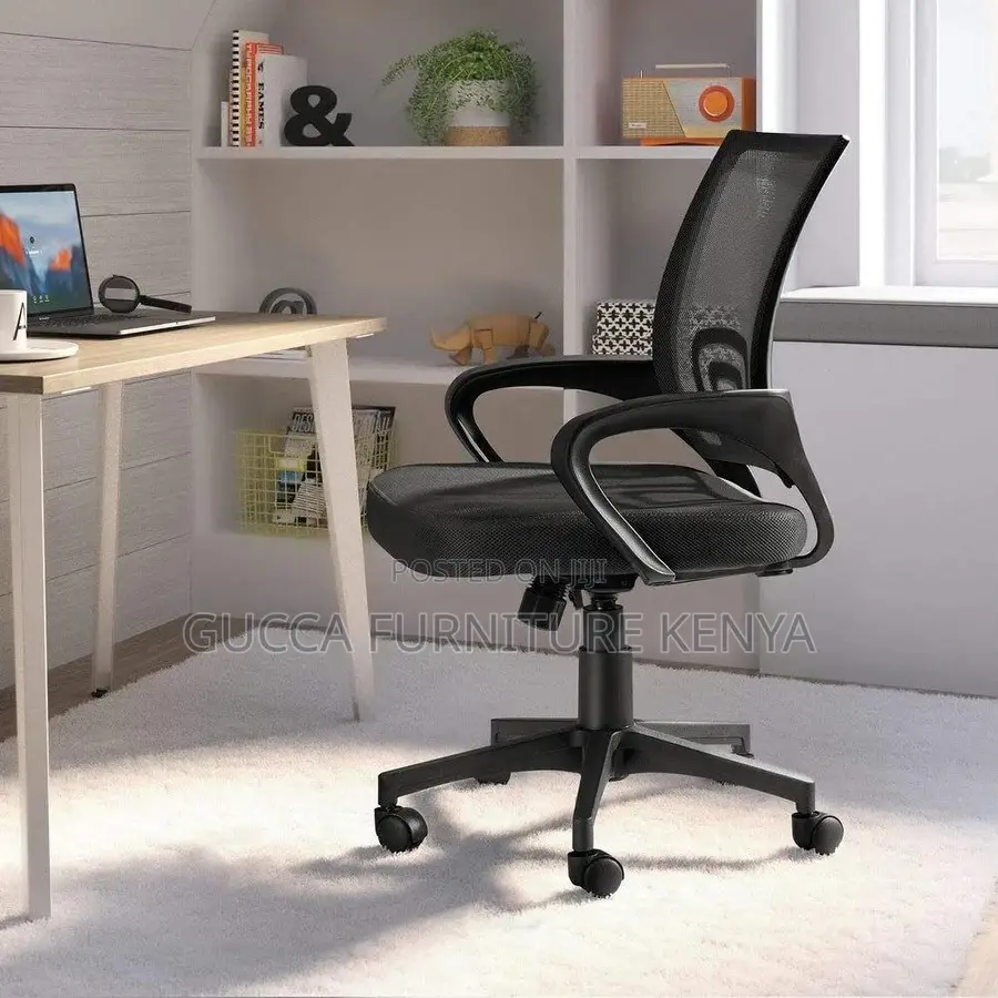 Office Chairs:Clerical Mesh Computer Desk Chair With Armrest