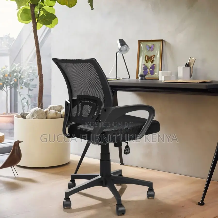 Office Chairs:Clerical Mesh Computer Desk Chair With Armrest