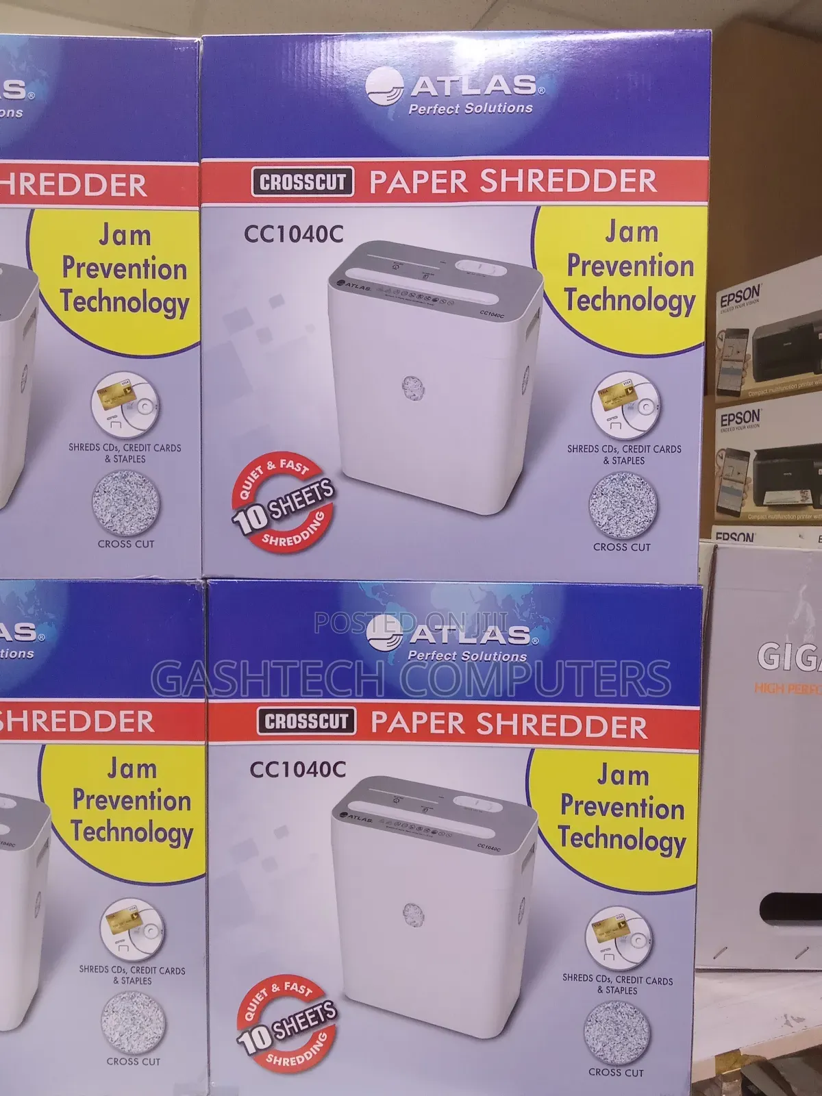 Brand New Atlas Cc1040 C Paper Shredder