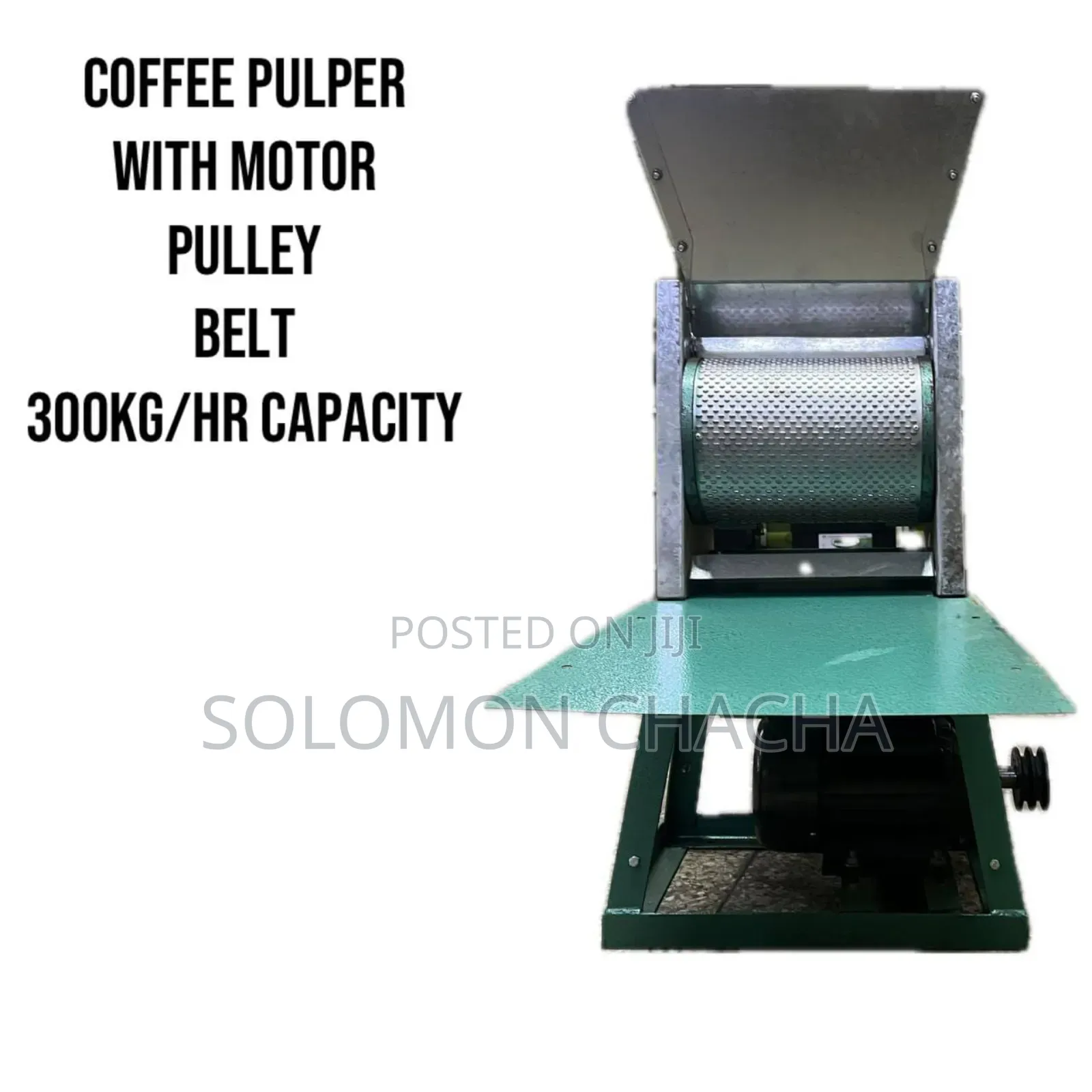 Coffee Pulper With Motor Pulley Belt 3000kg / Hr Capacity