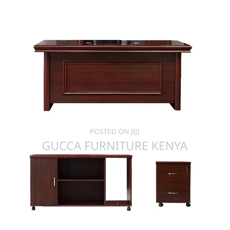 Office Tables:1400mm Scarlet Executive Desk With Drawers