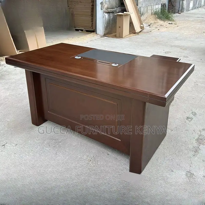 Office Tables:1400mm Scarlet Executive Desk With Drawers