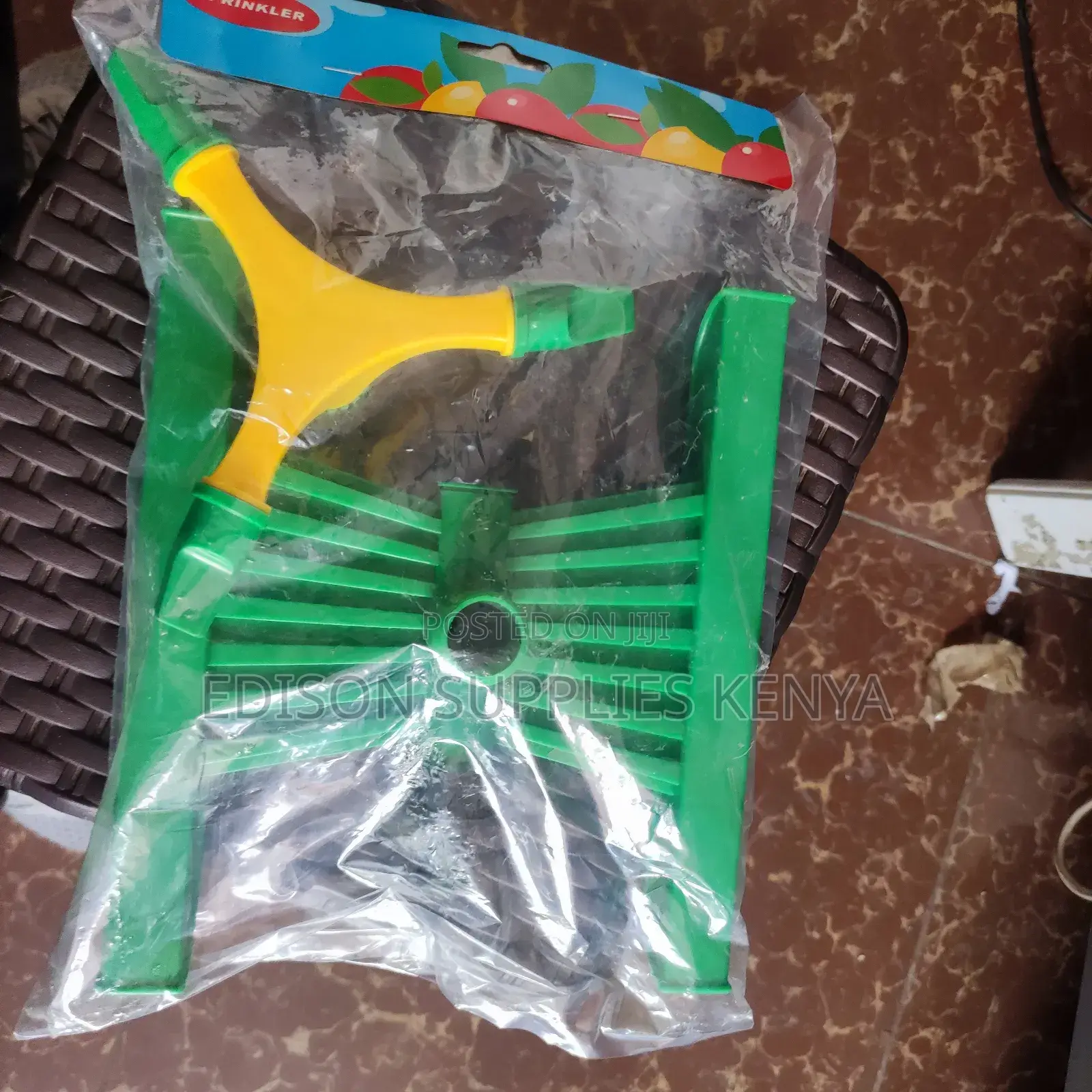 3-arm Water Rotary Sprinkler Wide Base 360 Garden Sprinkler