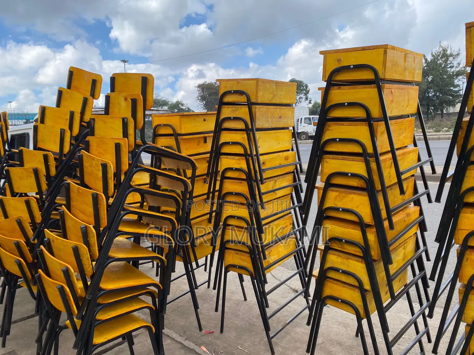 Junior Secondary School Lockers and Chair