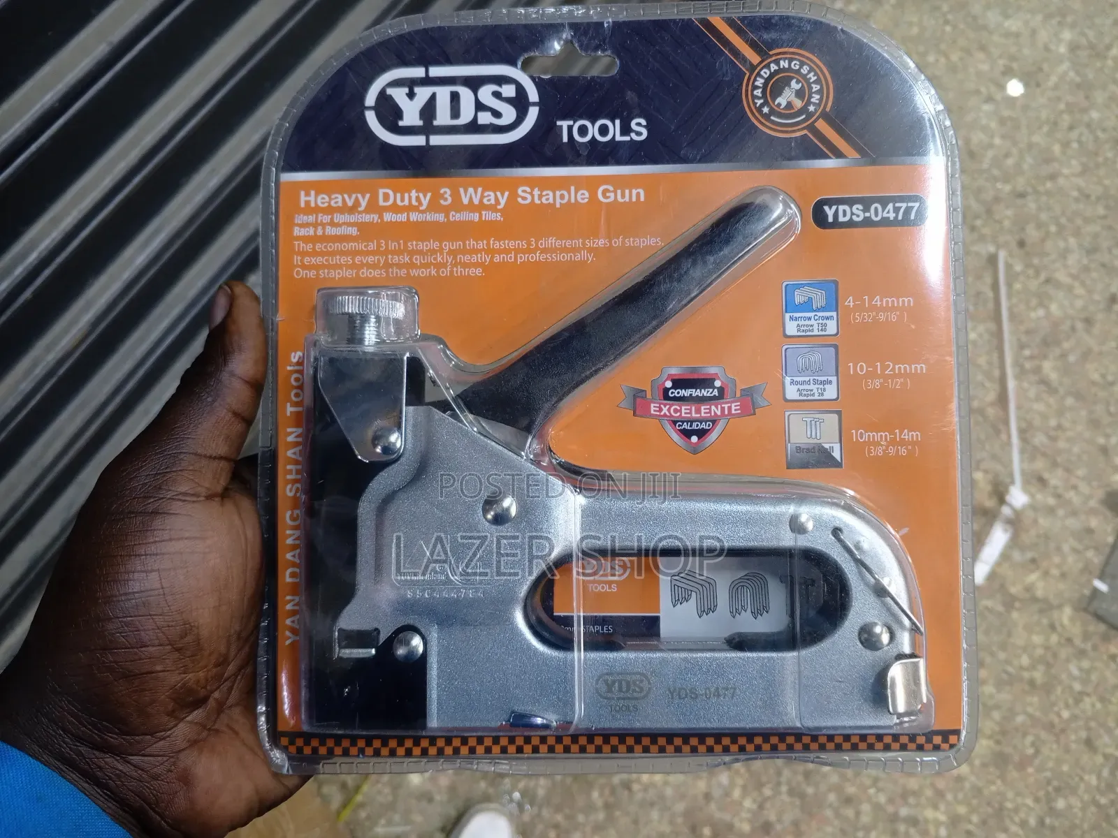 YDS Heavy Duty 3-Way Staple Gun