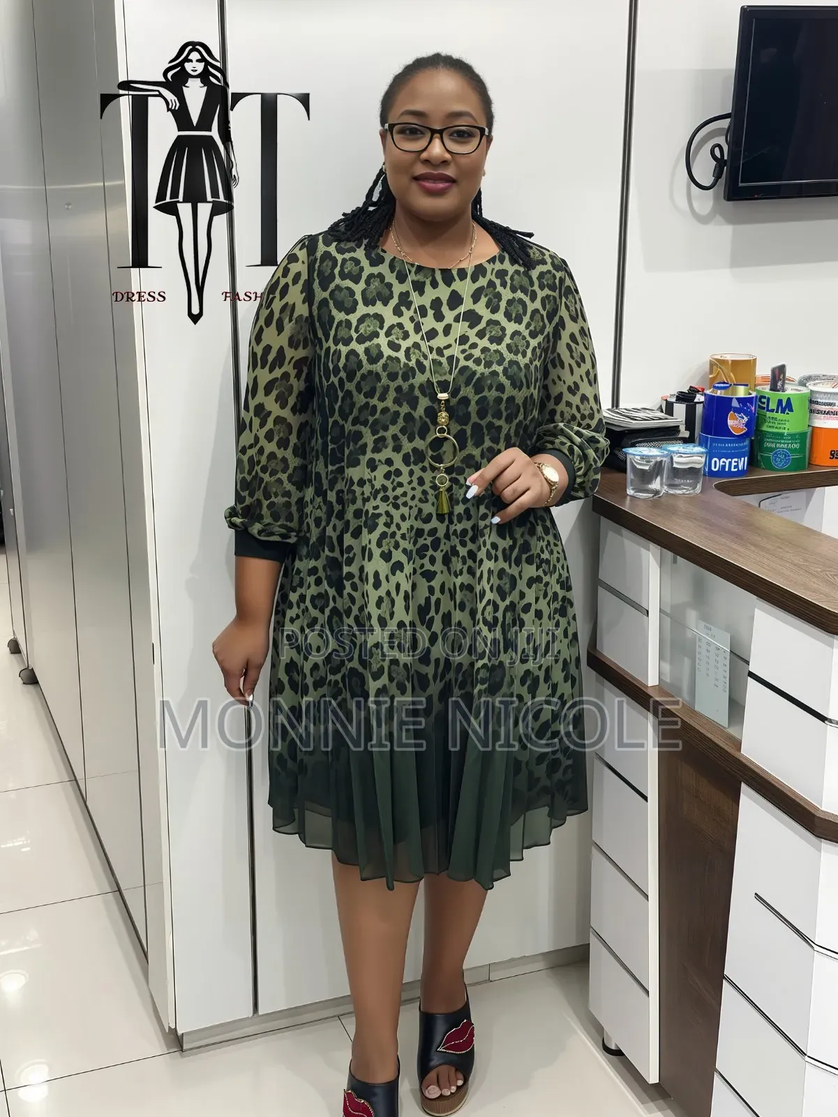 Elegant Animal Print Dresses