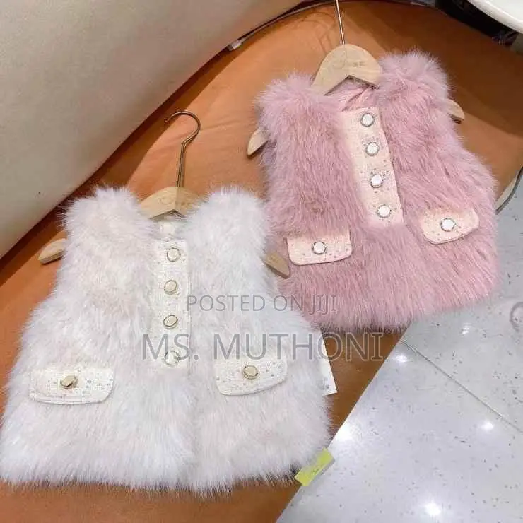 Beautiful Fur Half Jacket for Baby Girls 1 to 5 Years