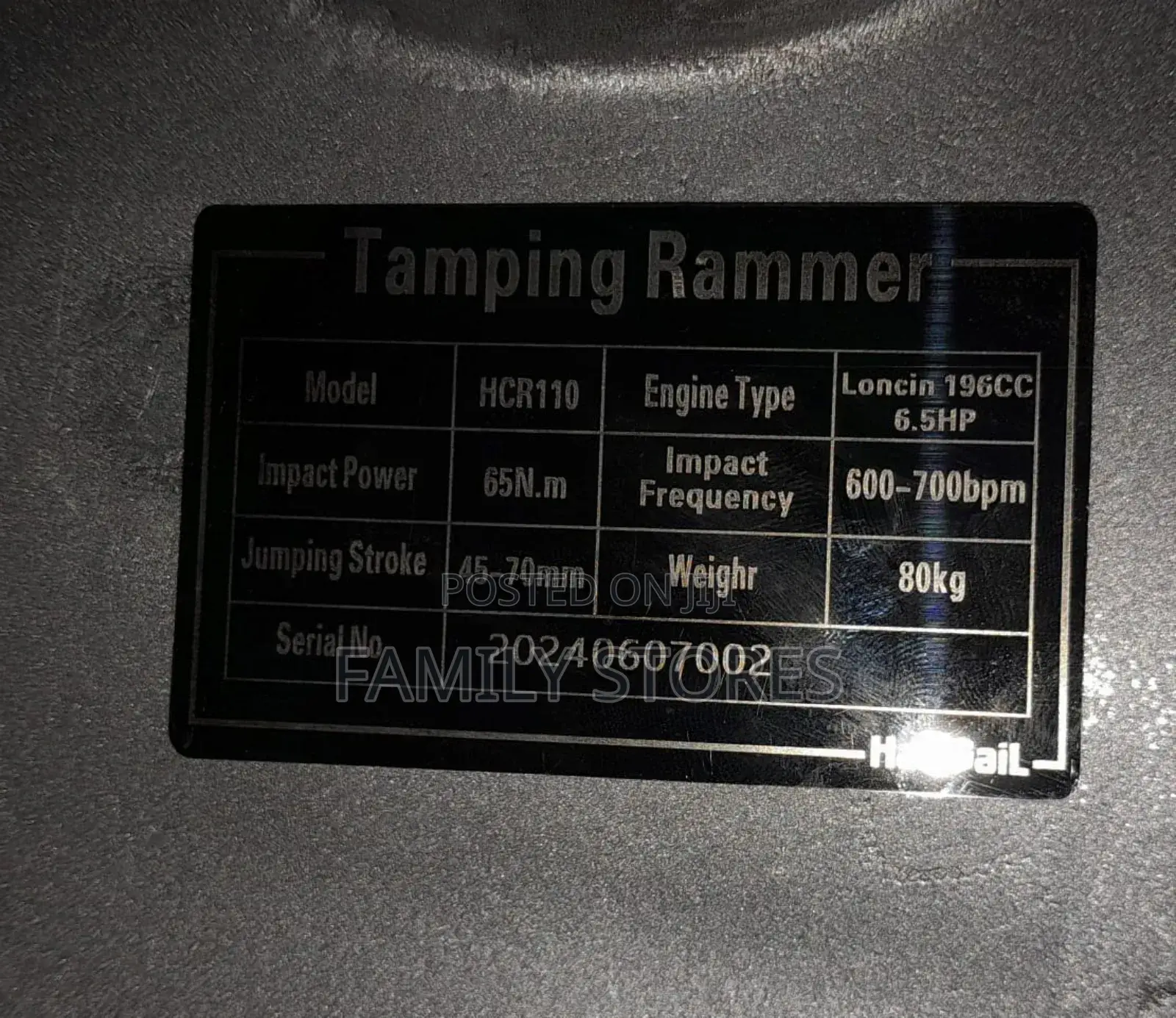 Tamping Rammer (HISAKI)