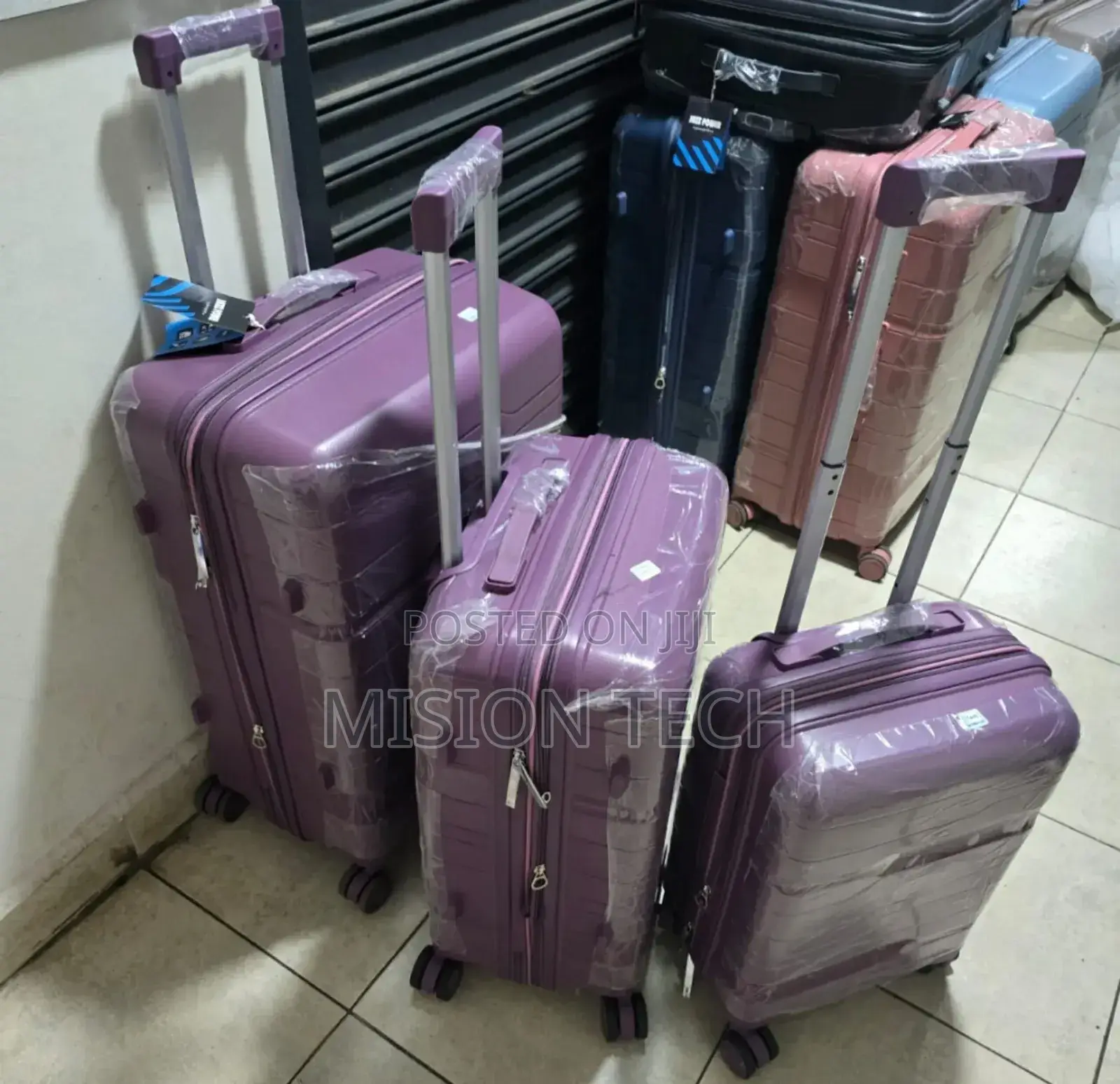 3 in 1 Luxurious Fibre Suitcase Briefcase Travel Bag